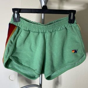 Aviator Nation Athletic Short | Woman | S | Green | New without Tag | Never Used